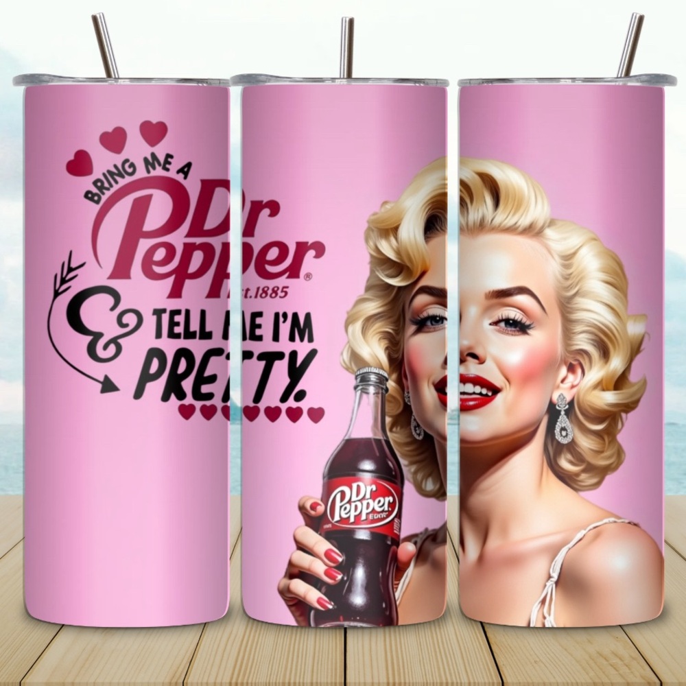 Handmade Give me a Dr. Pepper & Tell me I ‘m Pretty. NWOT